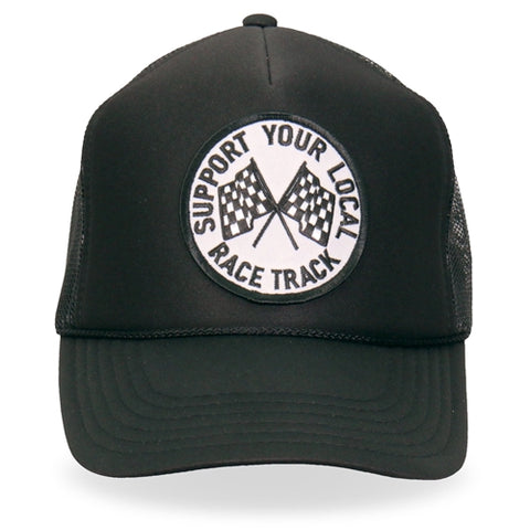 Support Your Local race Track Trucker Hat