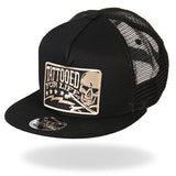 Tattooed For Life Skull and Bolts Snap Back Hat