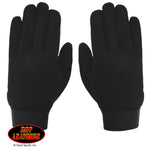 Plain Black Mechanics Gloves