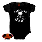 Biker Baby Skull Bodysuit