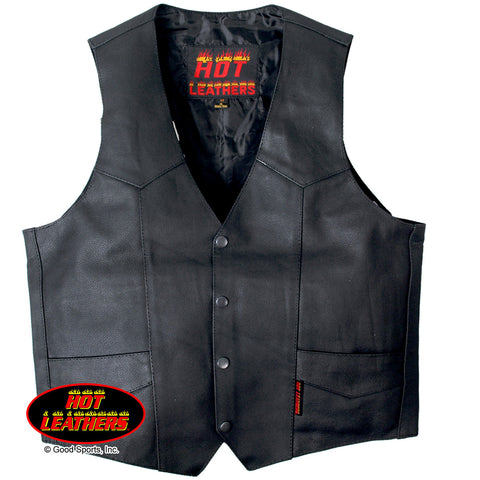 Heavyweight Cowhide Motorcycle Leather Vest