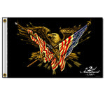 Hot Leathers 2nd Amendment Eagle 3' x 5' Flag