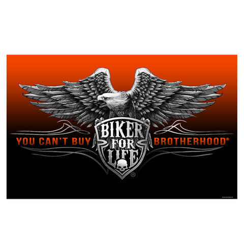 Hot Leathers Biker Brotherhood Full Size Biker Flag