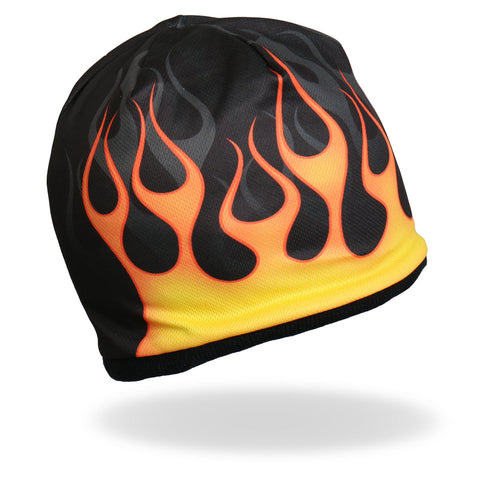 Sublimated Flames Knit Hat
