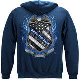Law Enforcement Back the Blue Virtue Respect Honor