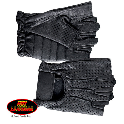 Leather Fingerless Vented Gloves