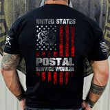 United States Postal Service Worker Original American Bad Ass Crewneck T-Shirt