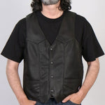 Men's USA Made Premium Leather Vest