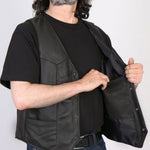 Men's USA Made Premium Leather Vest