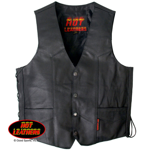 Mens Heavyweight Leather Vest