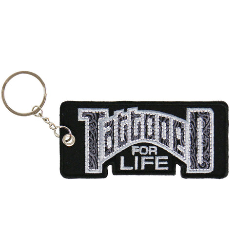 Tattooed For Life Embroidered Key Chain