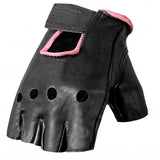 Ladies Fingerless Gloves Pink