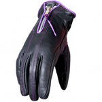 Hot Leathers Ladies Driving Gloves w/Purple Piping