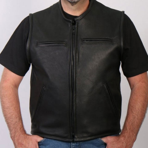 USA Made Men's Leather Vest