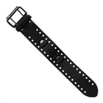 Leather Watch Band w/Silver Rivets